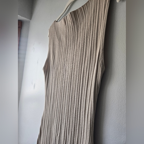 DISSH Neutral Ribbed Dress XL - Picture 5 of 8